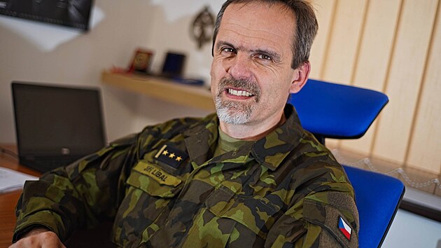 Plukovnk Ji Lbal, velitel 43. vsadkovho pluku Chrudim