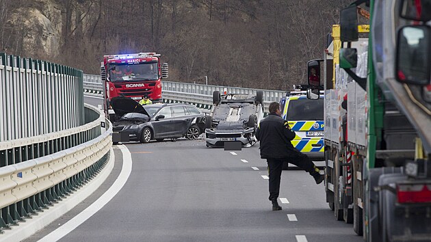 Prvn nehoda na nov otevenm zpadnm okruhu Plzn (21. nora 2023)