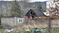 Kriminalisté vyetují poár domku v zahradní kolonii v Ústí nad Labem, pi...