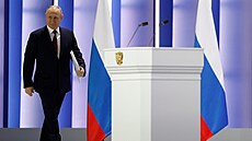 Ruský prezident Vladimir Putin (21. února 2023)