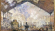 Nádraí Saint-Lazare, Claude Monet, 1877