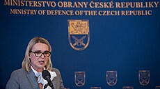 Ministryně obrany Jana Černochová a náčelník generálního štábu Karel Řehka...