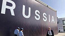 Ruské expozice na zbrojním veletrhu IDEX v Abú Dhabí. (20. února 2023)