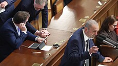 Ministr pro legislativu a pedseda Legislativní rady vlády Michal alomoun pi...