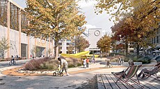 Zástavba Nových Dvor� bezprost�edn� navazuje na park Jalodvorská louka, její�...