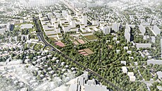 Zástavba Nových Dvor� bezprost�edn� navazuje na park Jalodvorská louka, její�...