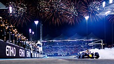 Oslavy obhajoby titulu Red Bullu v Abú Zabí (20. 11. 2022)