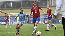 Michaela Khýrová v zápase se �pan�lskem.