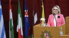 Velitelské shromá�d�ní ná�elníka Generálního �tábu Armády �R Karla �ehky k...