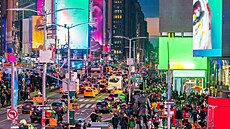 Pozorovat pulzující Times Square