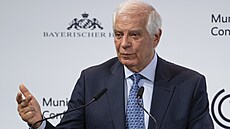 éf unijní diplomacie Josep Borrell (20. února 2023)