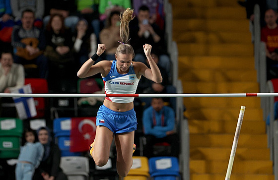 Amálie vábíková na atletickém HME v Istanbulu.
