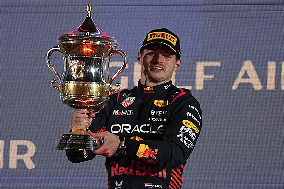 Max Verstappen, vítz Velké ceny Bahrajnu