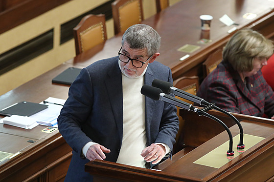 P�edseda ANO Andrej Babi� ve Sn�movn�