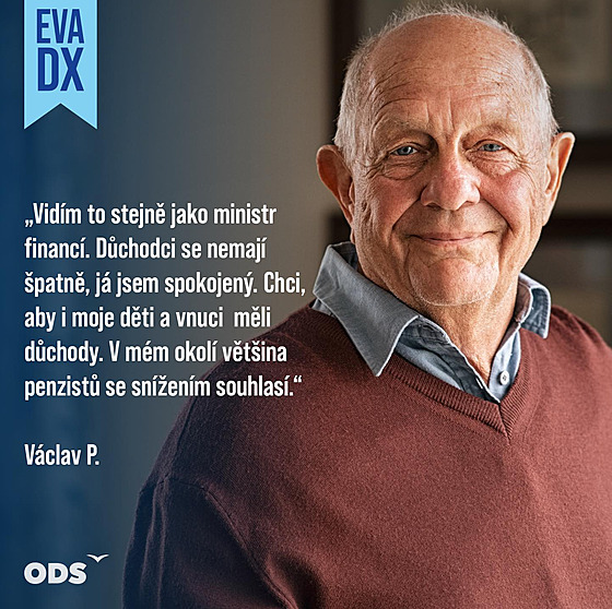 Senior Václav P. souhlasí s kroky vlády, tvrdí fotografie. Tu ale tým...