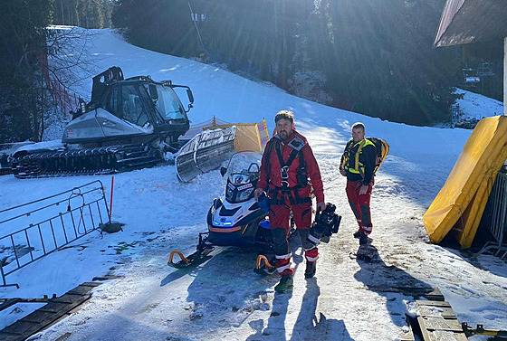 Ve ski areálu v obci Bílá na Frýdecko-Místecku zemel snowboardista. (2. bezna...