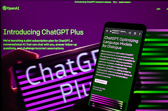 Chat GPT a OpenAI (ilustrační foto)