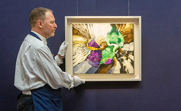 Kupkův obraz Complexe se prodal za 123 milionů. Patřil do Conneryho sbírky