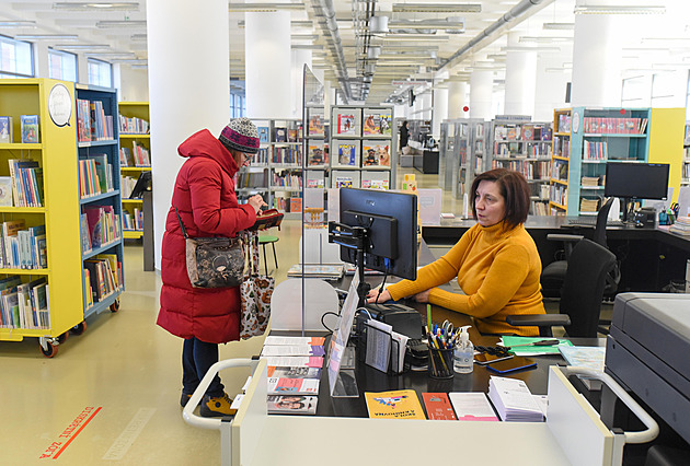 Knihovna F. Bartoše ve Zlíně (únor 2023)