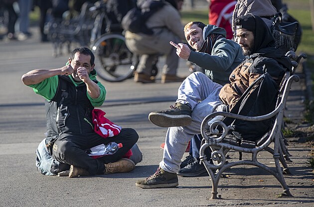 P�ilehl� park u pra�sk�ho hlavn�ho n�dra�� pojmenovan� Sherwood (2. b�ezna 2023)