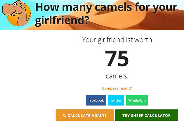 Camel Calculator