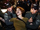 Jeruzalém. Protest proti vládní reform justice (1. bezna 2023)
