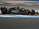 Pilot Mercedesu Lewis Hamilton bhem kvalifikace na úvodní závod nové sezony F1...