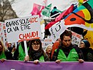 Ve Francii se opt stávkovalo proti reform dchod. (7. bezna 2023)