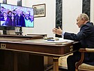 Ruský prezident Vladimir Putin se virtuáln zúastnil slavnostního otevení...