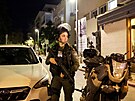 Izraelské bezpenostní sloky zasahují na míst útoku v Tel Avivu. (9. bezna...