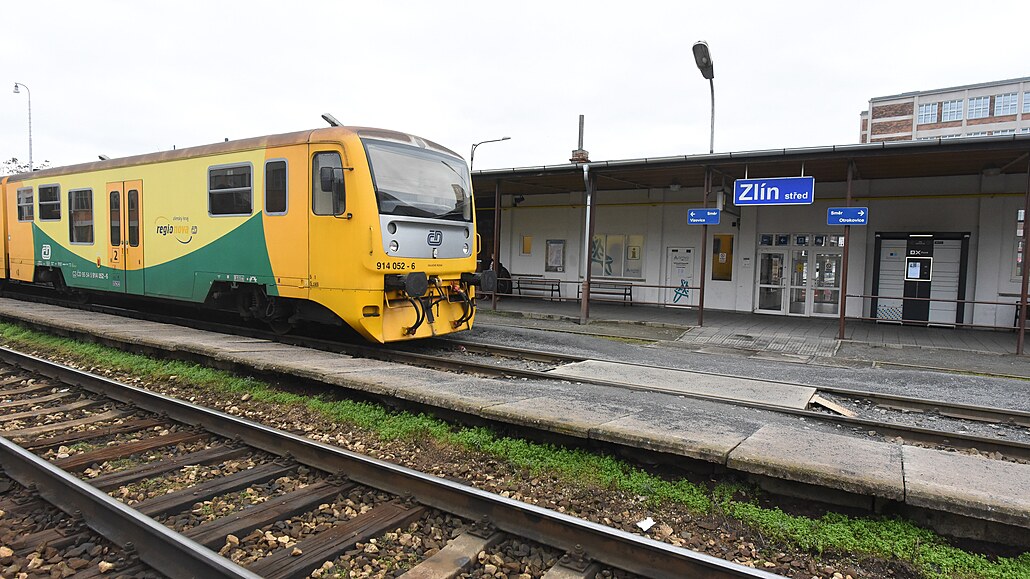 Vlakové nádra�í ve Zlín� (b�ezen 2023)