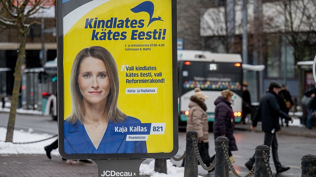 Reformní strana souasné premiérky Kaji Kallasové jasn vyhrála estonské...
