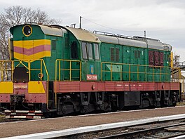 Lokomotivy ME3 jsou dodnes v provozu i na Ukrajin.