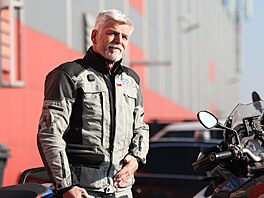 Motocykl Praha 2023 zahájil zvolený prezident Petr Pavel. (2. b�ezna 2023)
