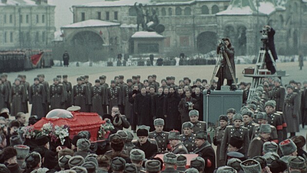 Moskva. Posledn rozlouen s Josifem Stalinem (9. bezna 1953)