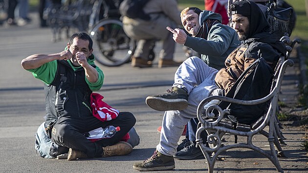 P�ilehl� park u pra�sk�ho hlavn�ho n�dra�� pojmenovan� Sherwood (2. b�ezna 2023)