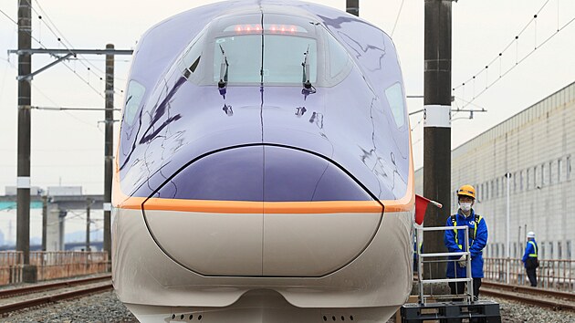 Nov typ inkansen oznaen E8 od Hitachi Rail (24. nora 2023)