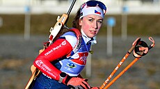 Jessica Jislová pi tréninku v Novém Mst na Morav.
