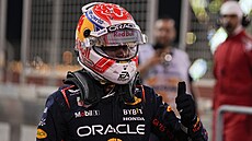 Pilot Red Bullu Max Verstappen po kvalifikaci na úvodní závod nové sezony F1 v...