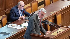 Jednání Poslanecké snmovny. Na snímku Karel Havlíek. (3. bezna 2023)