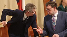 Senátor Miloš Vystrčil (vlevo) a ministr financí Zbyněk Stanjura. (8. března... | na serveru Lidovky.cz | aktuální zprávy
