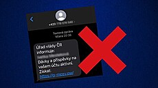 Úřad vlády varoval před podvodnými textovými zprávami. (7. března 2023) | na serveru Lidovky.cz | aktuální zprávy