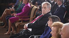 Inaugurace prezidenta Petra Pavla. Na snímku Milo� Zeman. (9. b�ezna 2023)