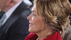 Inaugurace prezidenta Petra Pavla. Na snímku Dagmar Havlová. (9. března 2023)