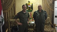 Milan Mikulecky bhem svého psobení na velitelství vzduných sil Iráku v roce...