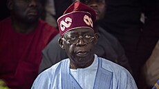 Nastupující nigerijský prezident Bola Tinubu (1. března 2023)