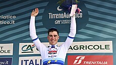 Nizozemský cyklista Fabio Jakobsen se raduje z vít�zství ve 2. etap� závodu...