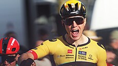 Nizozemský cyklista Olav Kooij vítězí v 5. etapě závodu Paříž - Nice.