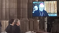 Arcibiskup Jan Graubner pronáí kázání (9. bezna 2023)