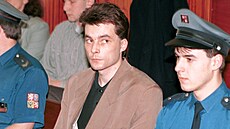 David elezný u soudu (Praha, 24. ervna 1996)